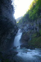 Le bas de la cascade del Estrecho