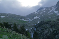 Le vallon du Barranco d_Es Ibons et la cascade d_Es Ibons