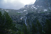 Le vallon du Barranco d_Es Ibons et la cascade d_Es Ibons