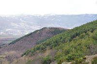 Le Puig de Llivia et son chateau ruine