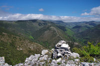 Au sommet du Roc de l'Aigle