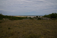 Vue des Salins de Gruissan depuis l'Ile St Martin