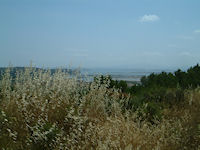 L'etang de Bages depuis Capoulade