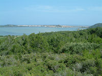 Gruissan et son etang depuis Capoulade