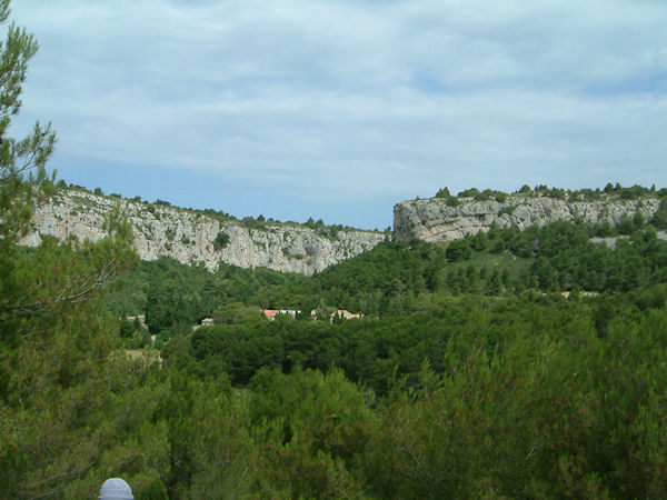 Le Rec d'Argent depuis le plateau des Caunes