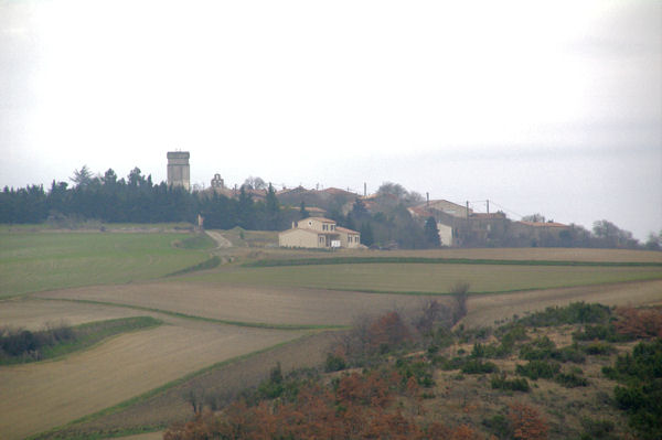 Hounoux depuis la combe des Figuiers