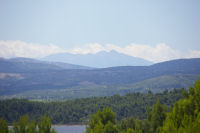 Le Pic du Canigou au loin