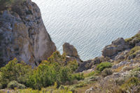 Petite crique en bas de la Barre de l'Eveque