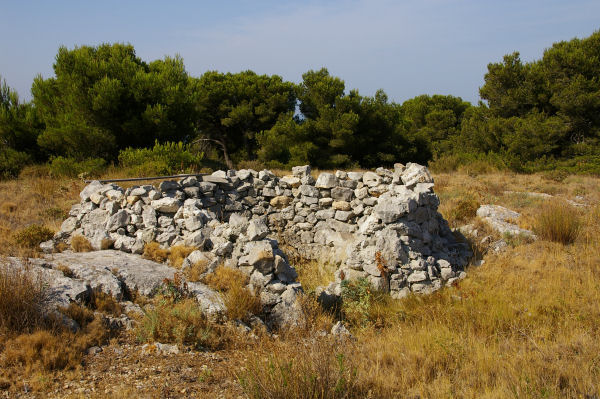 Un Orris ruin en haut de la Combe de l'Abeille