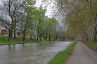 Le Canal du Midi en arrivant  Castelnaudary