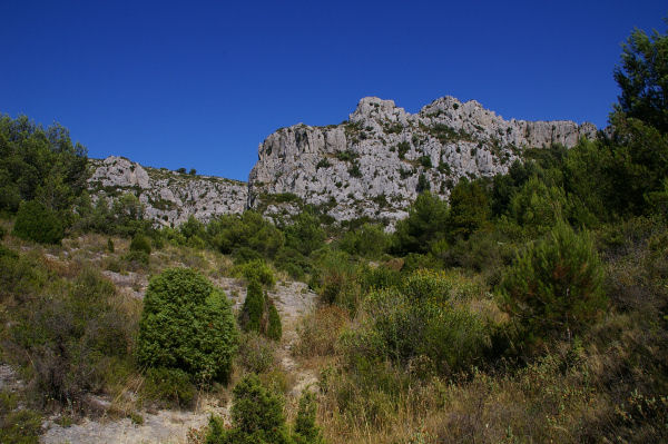 Les falaises de la Clape