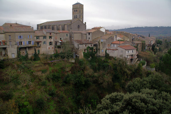 Montolieu depuis la D629