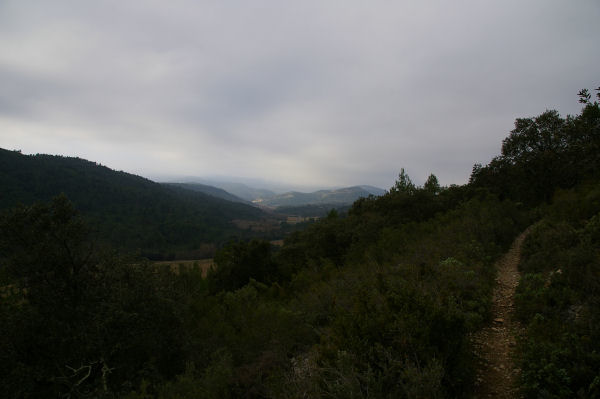 La valle du Madourneille en montant  Clamendaigues