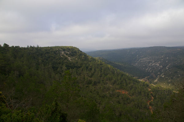 La valle de l'Orbieu depuis Le Grand Bac