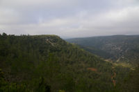 La vallee de l'Orbieu depuis Le Grand Bac