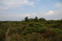 Le Pech Redon depuis la Combe des Treilles