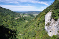 Le vallon du Blau, le Saut de la Bourrique