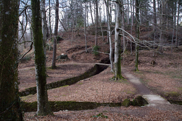 Ddale sous le barrage du Lampy Neuf