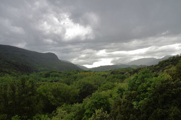 La valle du Jaur vers l_Ouest depuis La Trivalle