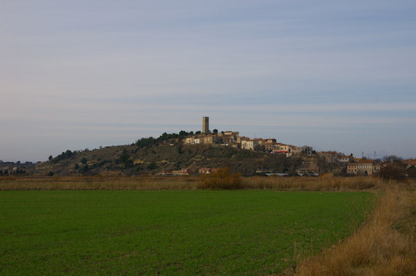Montady depuis l'tang