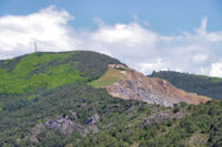 La carrire de Marbre au dessus de St Pons de Thomires