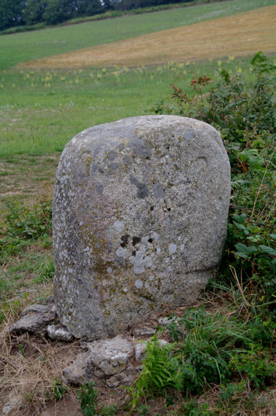 Le menhir du Col de la Bole