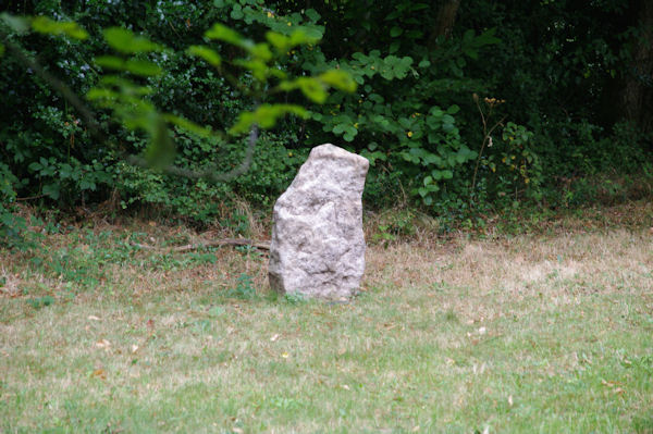 Un menhir  Le Gabutal