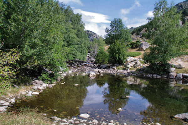 Petit laquet sur la rivire d_Angoustrine