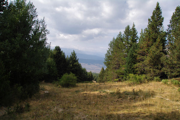 Le bas de la piste de Font Frde