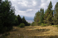 Le bas de la piste de Font Frede