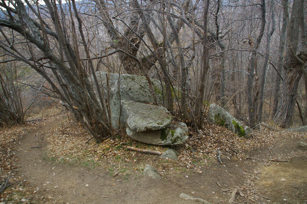 Une petite table bien agrable pour une petite pose en montant au Coll de Juell