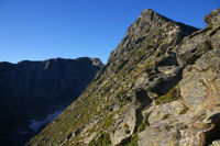 Le Canigou et derrire le Pic Barbet depuis La Porteille