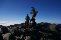 Fred au sommet du Pic du Canigou