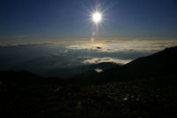 Vue vers la mer depuis la crte Nord du Canigou