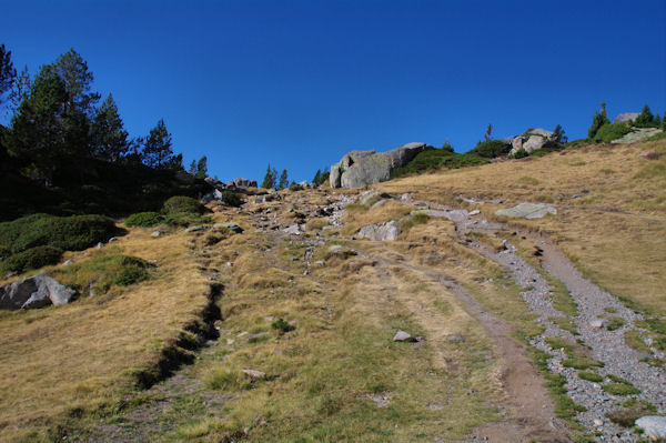 Le chemin au dessus de l_Estany Vallell