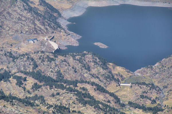 Le barrage de l_Estany de Lanos