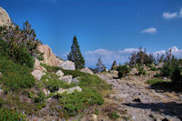 Petit col menant  l_Estany de les Dugues