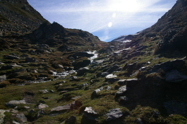 En montant vers la Portella de la Coma d en Garcia