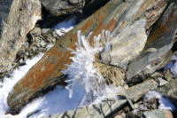 Ambiance glaciere sur le versant Nord du Cap de Llosada