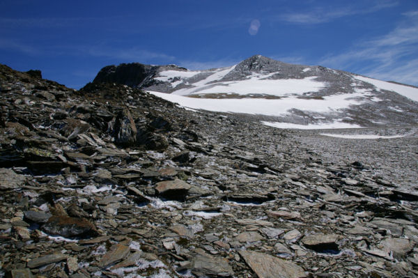 Les dernires pentes avant d accder au Puig de Coma d Or