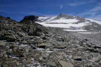 Les dernieres pentes avant d acceder au Puig de Coma d Or