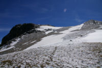 Les dernieres pentes avant d acceder au Puig de Coma d Or