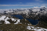 L Estany de Lanos depuis l antcme du Puig de Coma d Or