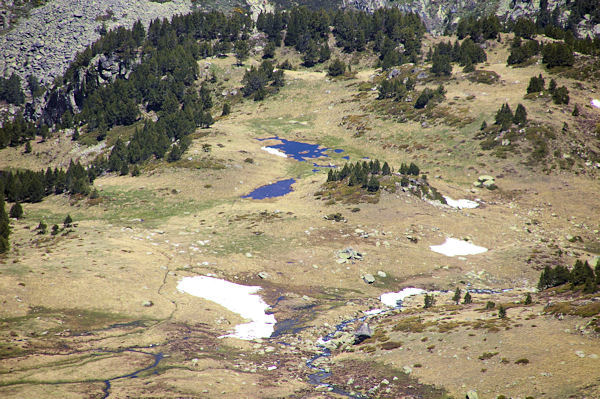 Le Clot des Pujols depuis le versant Nord du Cap de Llosada