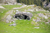 Un orri au dessus de la valle de Cortal Rosso