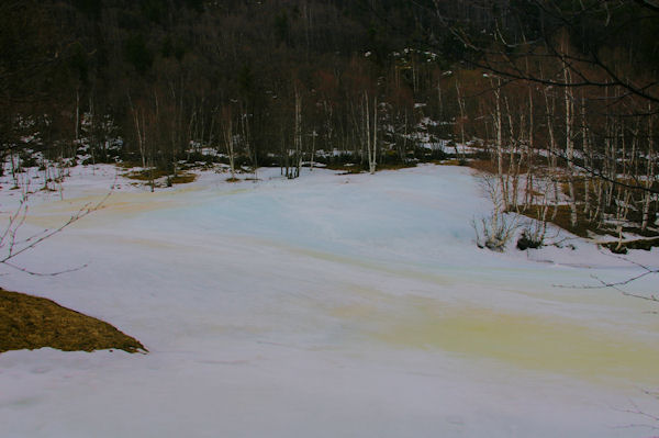 Glace colore  el Pla avant d'arriver  Port Puymorens