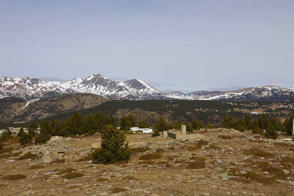 Le Puig Pric et le Petit Peric depuis le Pic dels Moros