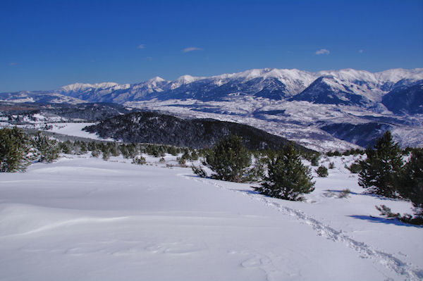 La chaine du Puimal d-Err au Pic du Canigou