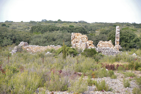 Une ruine aprs le Planal de la Garrigue
