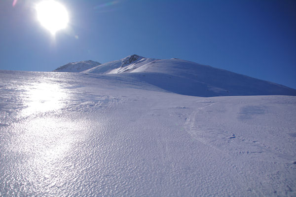 La crte Nord du Pic dels Pedrons, bien tole